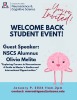 2024 NSCS Welcome Back Student Event flyer